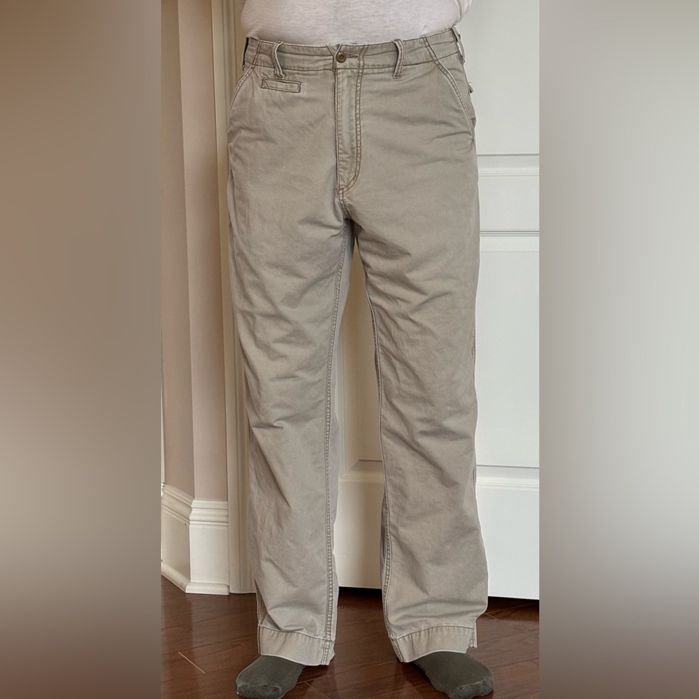 AE Men's Black & Gold Label Pants 34 x 34 American Eagle
